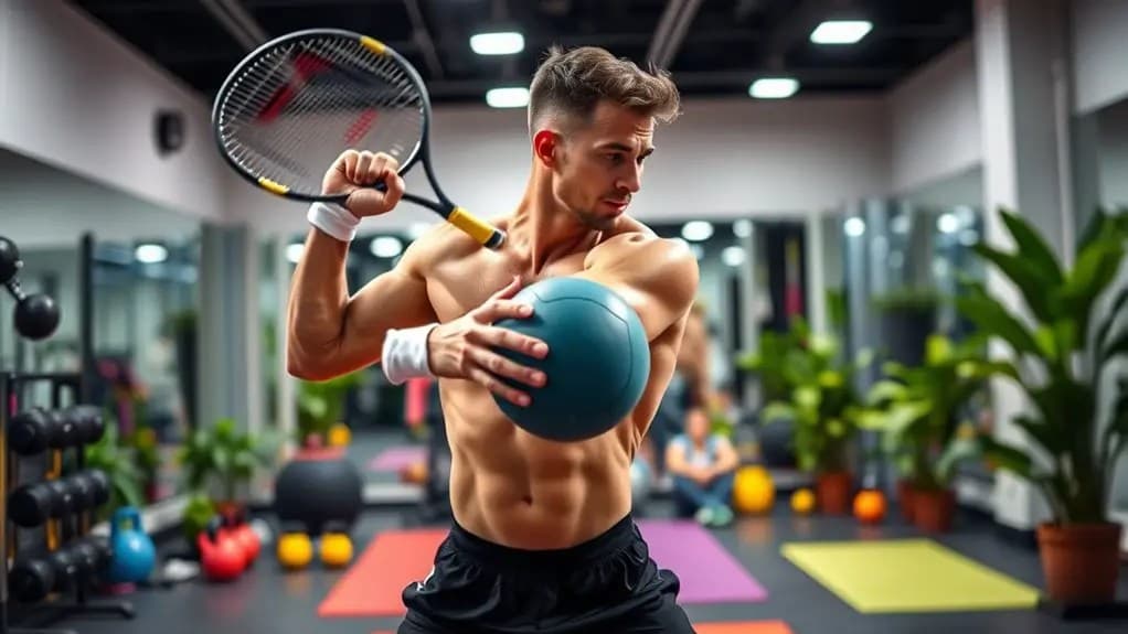 Exercícios de Fortalecimento para Tenistas Iniciantes em Casa: Treino Força Tênis Iniciante Sem Equipamentos